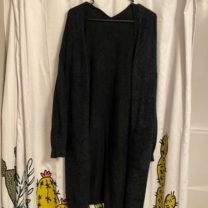 Long soft cardigan